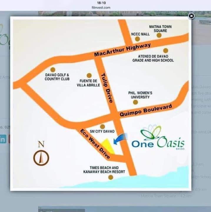 1Bedroom One Oasis Condo Fullyfurnished Davao Exterior foto