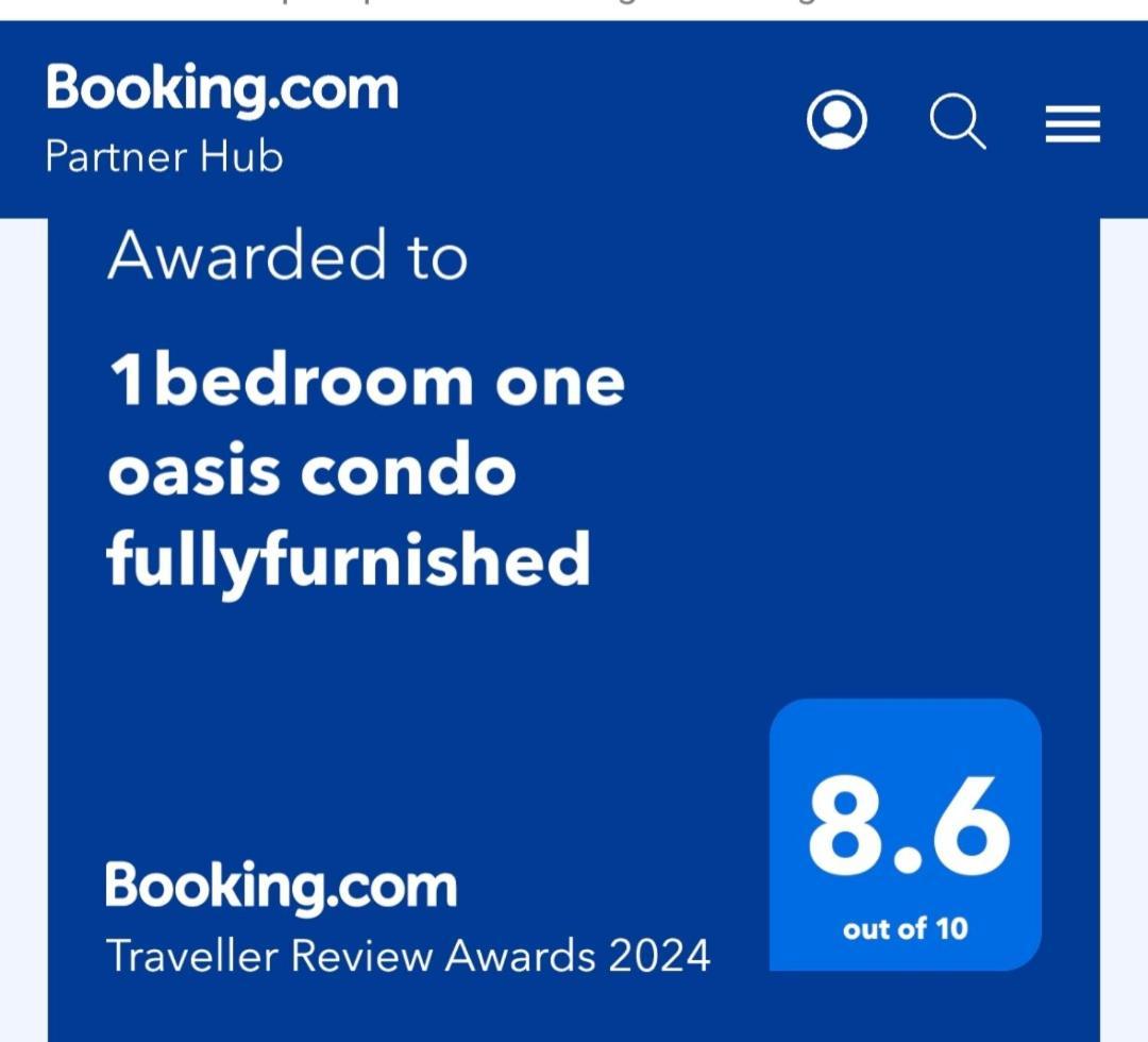 1Bedroom One Oasis Condo Fullyfurnished Davao Exterior foto